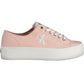 Calvin Klein Pink Cotton Women Sneaker