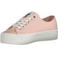 Calvin Klein Pink Cotton Women Sneaker