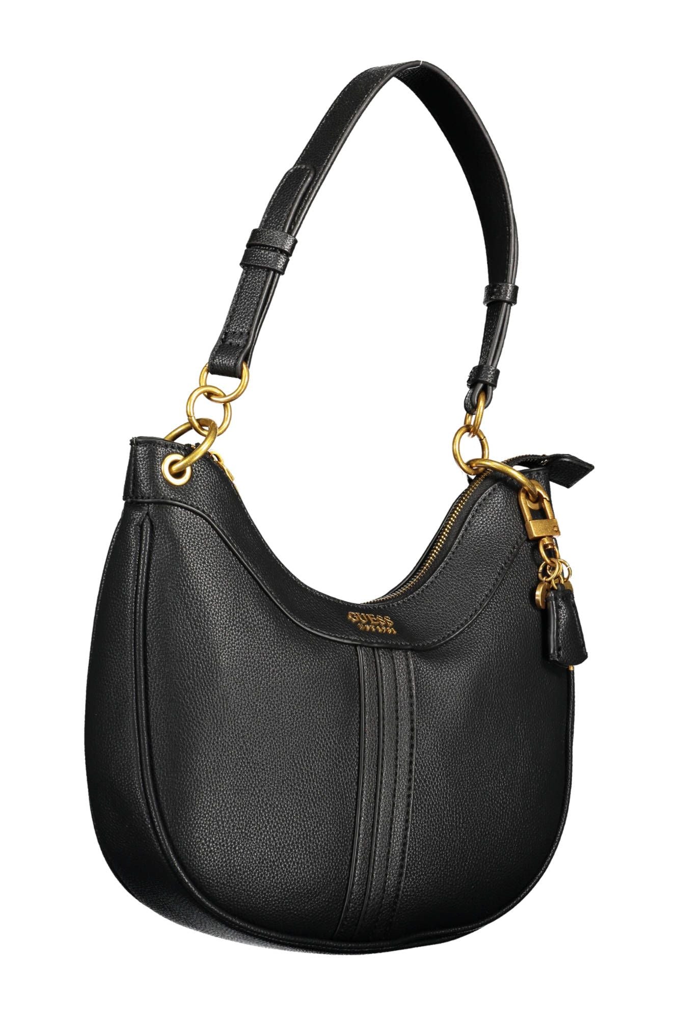 Guess Jeans Black Polyurethane Women Handbag