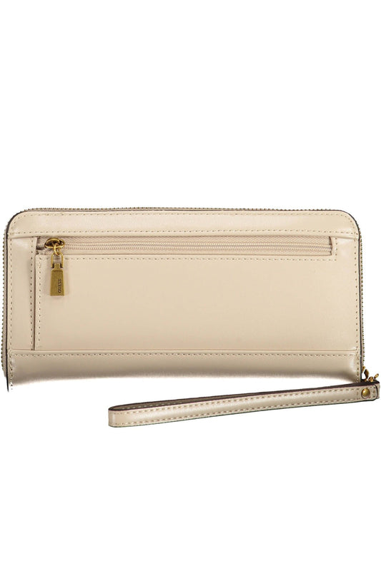 Guess Jeans Beige Polyurethane Women Wallet