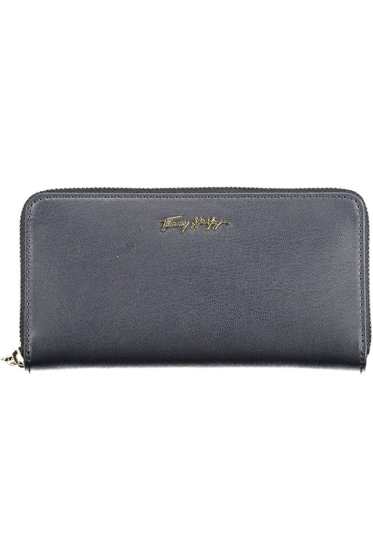 Tommy Hilfiger Blue Polyurethane Women Wallet