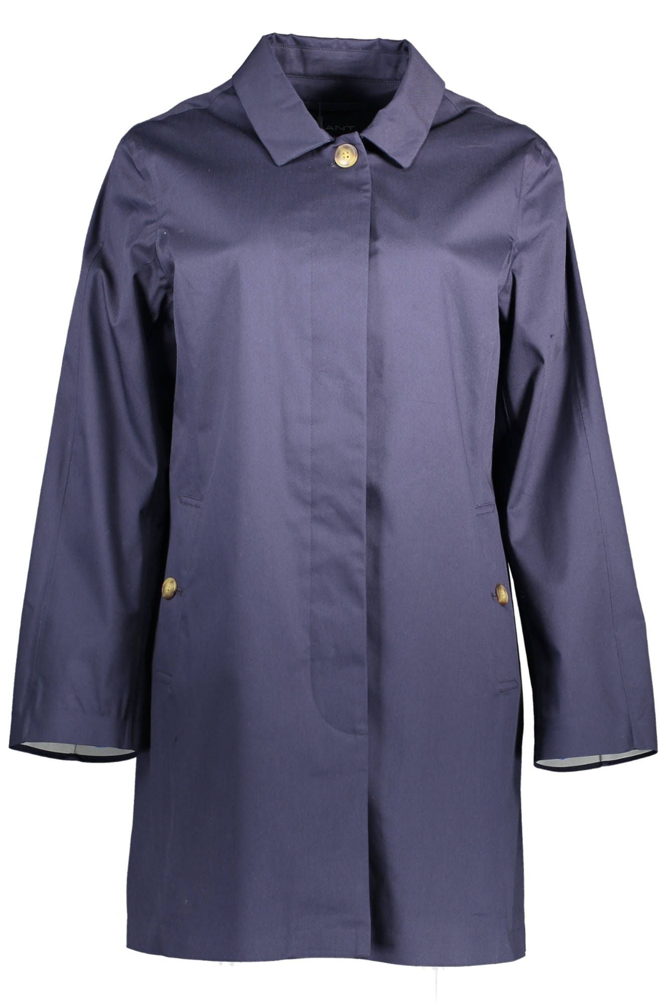 Gant Blue Cotton Women Coat