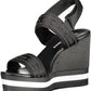 Calvin Klein Black Polyester Women Sandal