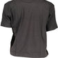 Calvin Klein Black Cotton Women T-Shirt