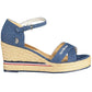 U.S. POLO ASSN. Blue Polyester Women Sandal