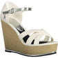 U.S. POLO ASSN. White Cotton Women Sandal