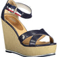 U.S. POLO ASSN. Blue Cotton Women Sandal