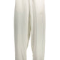 Tommy Hilfiger White Cotton Women Trousers