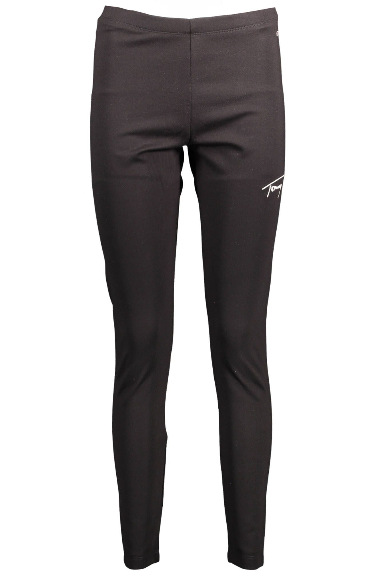 Tommy Hilfiger Black Polyester Women Legging