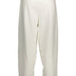 Tommy Hilfiger White Cotton Women Trousers