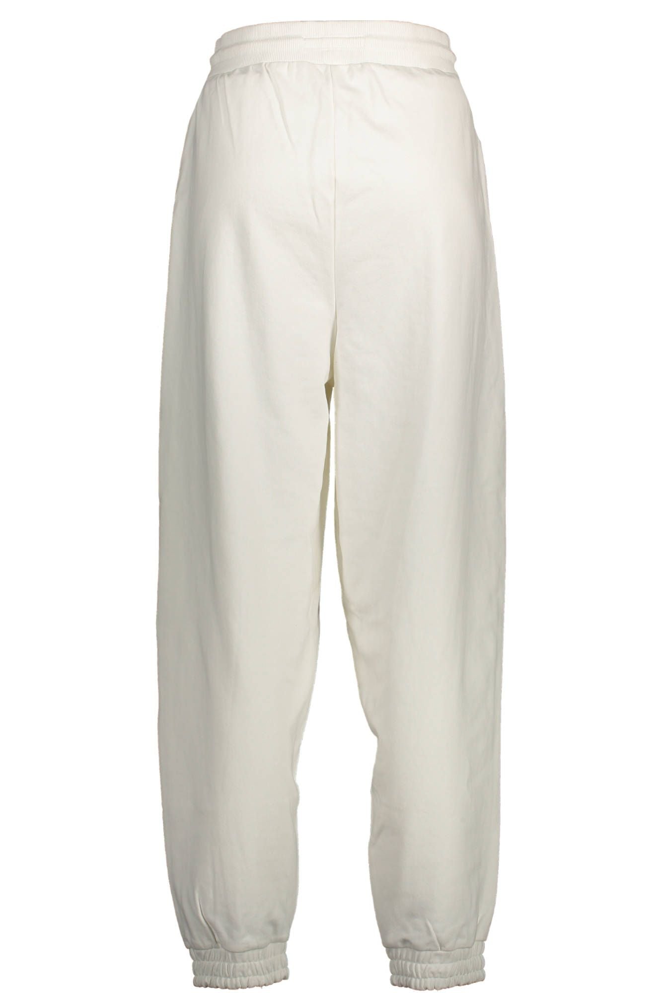 Tommy Hilfiger White Cotton Women Trousers