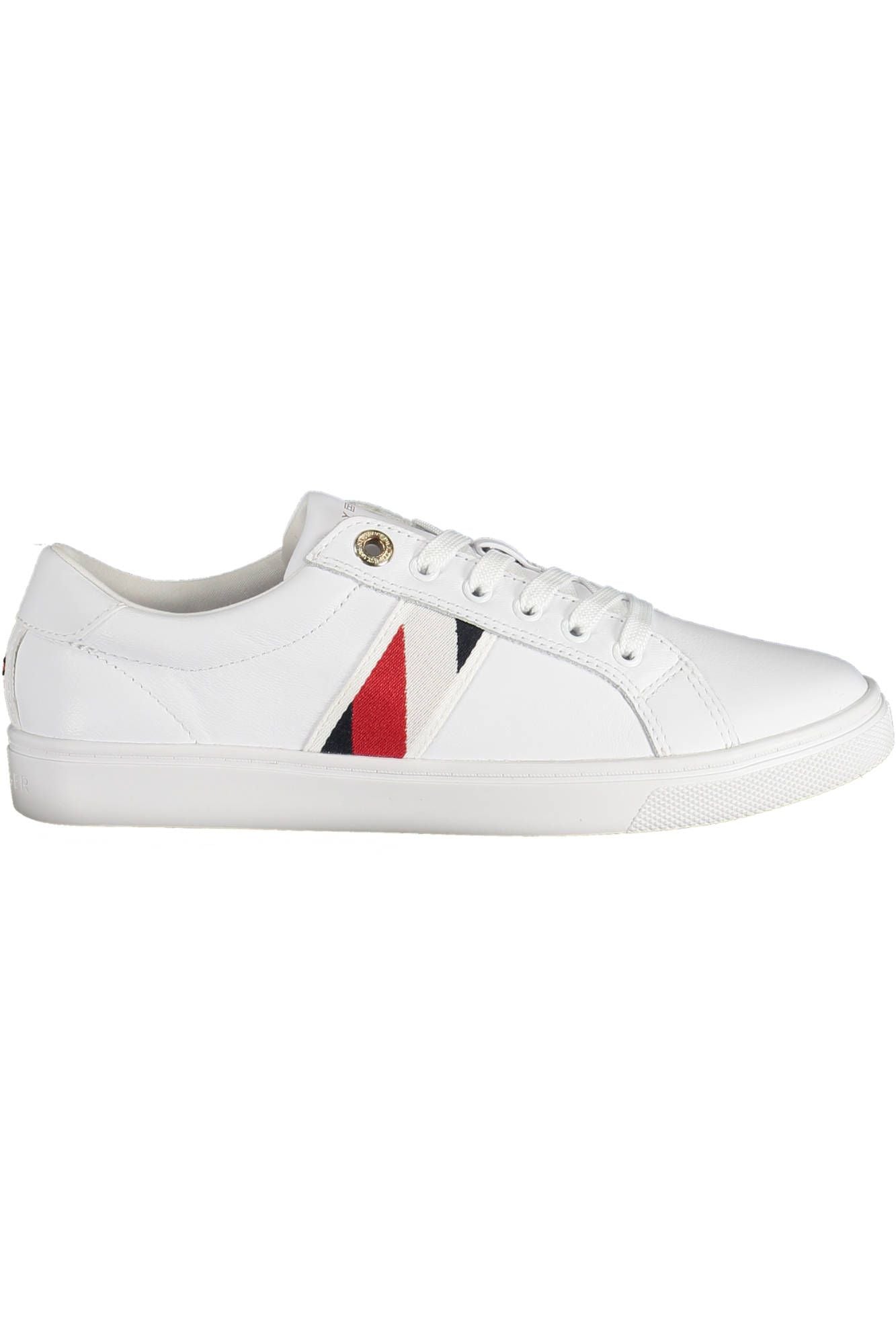 Tommy Hilfiger White Leather Women Sneaker