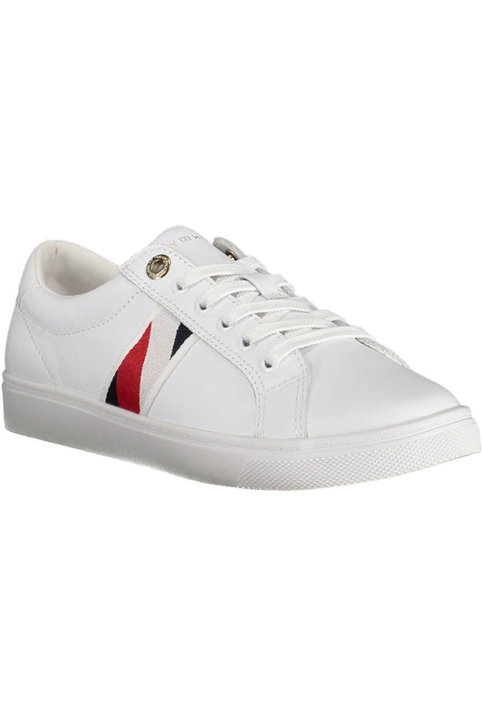 Tommy Hilfiger White Leather Women Sneaker