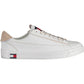 Tommy Hilfiger White Polyester Women Sneaker