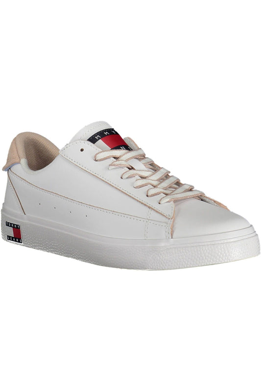 Tommy Hilfiger White Polyester Women Sneaker