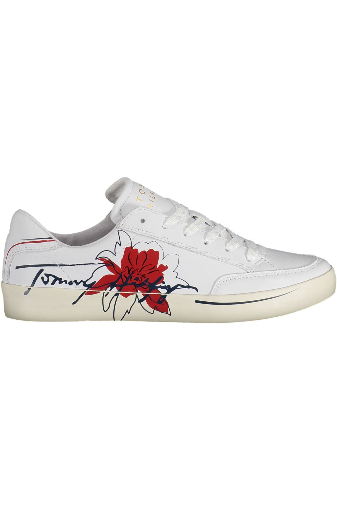 Tommy Hilfiger White Polyester Women Sneaker