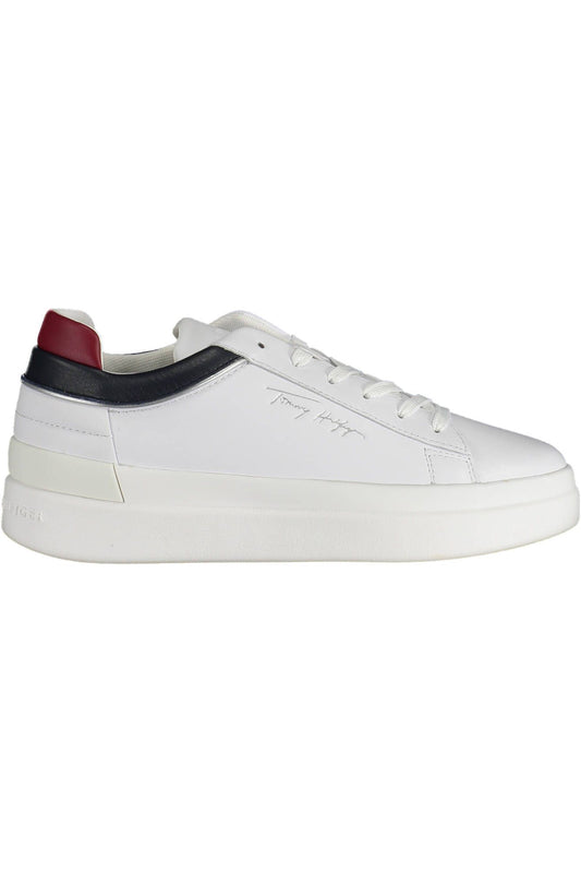 Tommy Hilfiger White Leather Women Sneaker