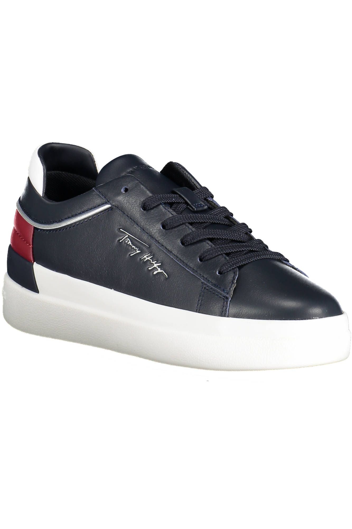 Tommy Hilfiger Blue Polyester Women Sneaker