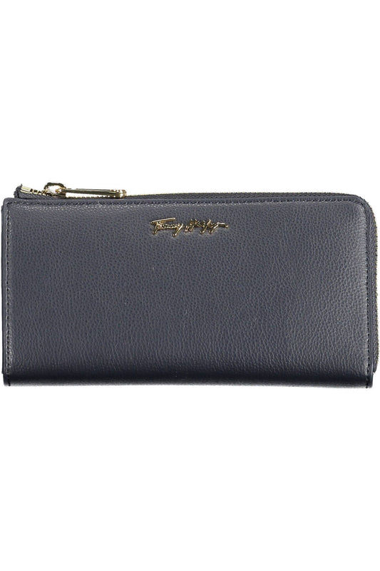 Tommy Hilfiger Blue Polyurethane Women Wallet