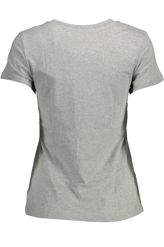 Calvin Klein Gray Cotton Women T-Shirt