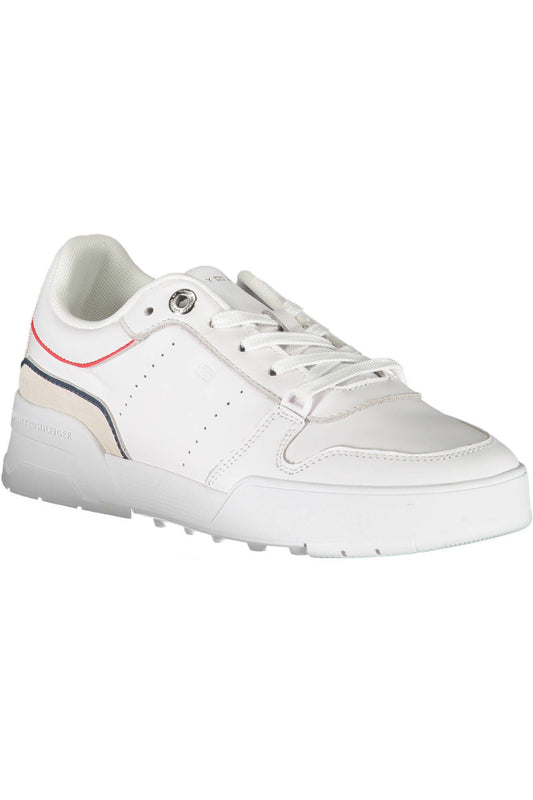 Tommy Hilfiger White Leather Women Sneaker