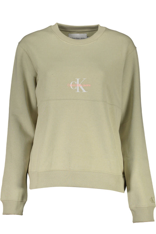 Calvin Klein Green Cotton Women Sweater