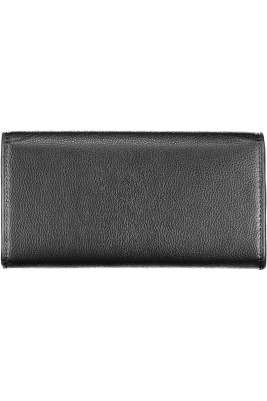 Tommy Hilfiger Black Polyurethane Women Wallet