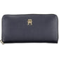 Tommy Hilfiger Blue Polyurethane Women Wallet