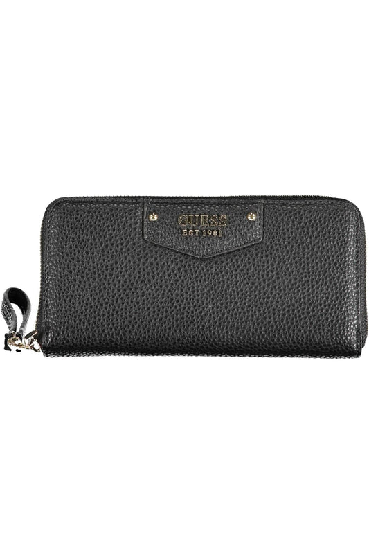 Guess Jeans Black Polyurethane Women Wallet