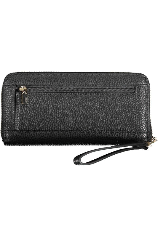 Guess Jeans Black Polyurethane Women Wallet