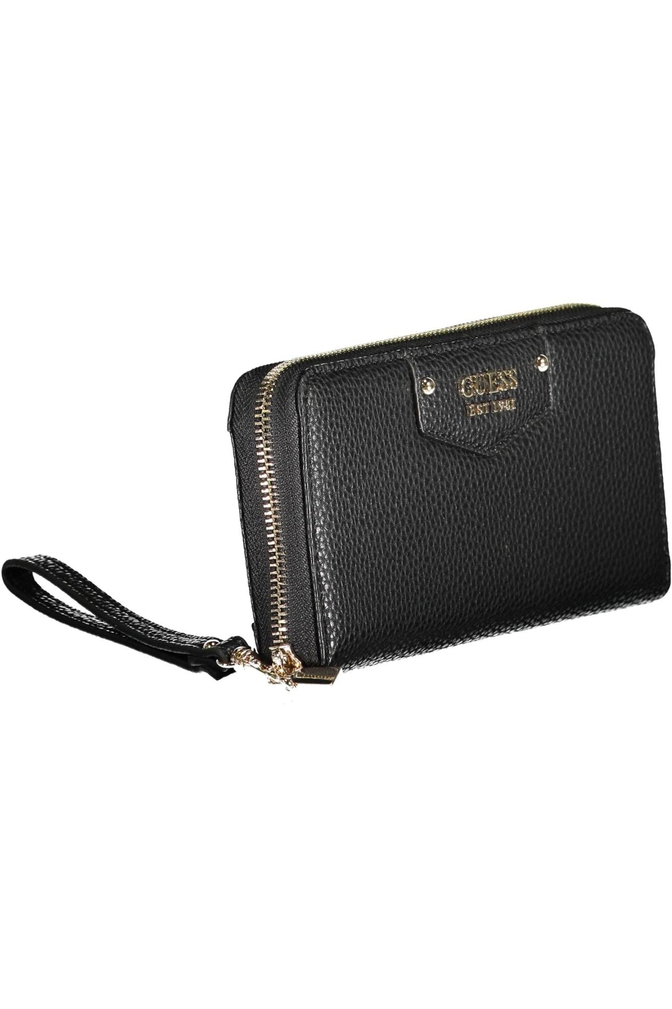 Guess Jeans Black Polyurethane Women Wallet