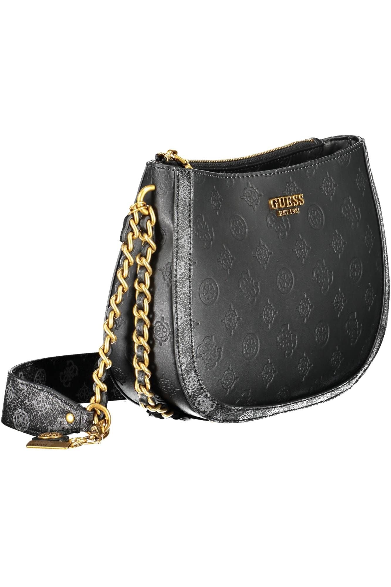 Guess Jeans Black Polyurethane Women Handbag