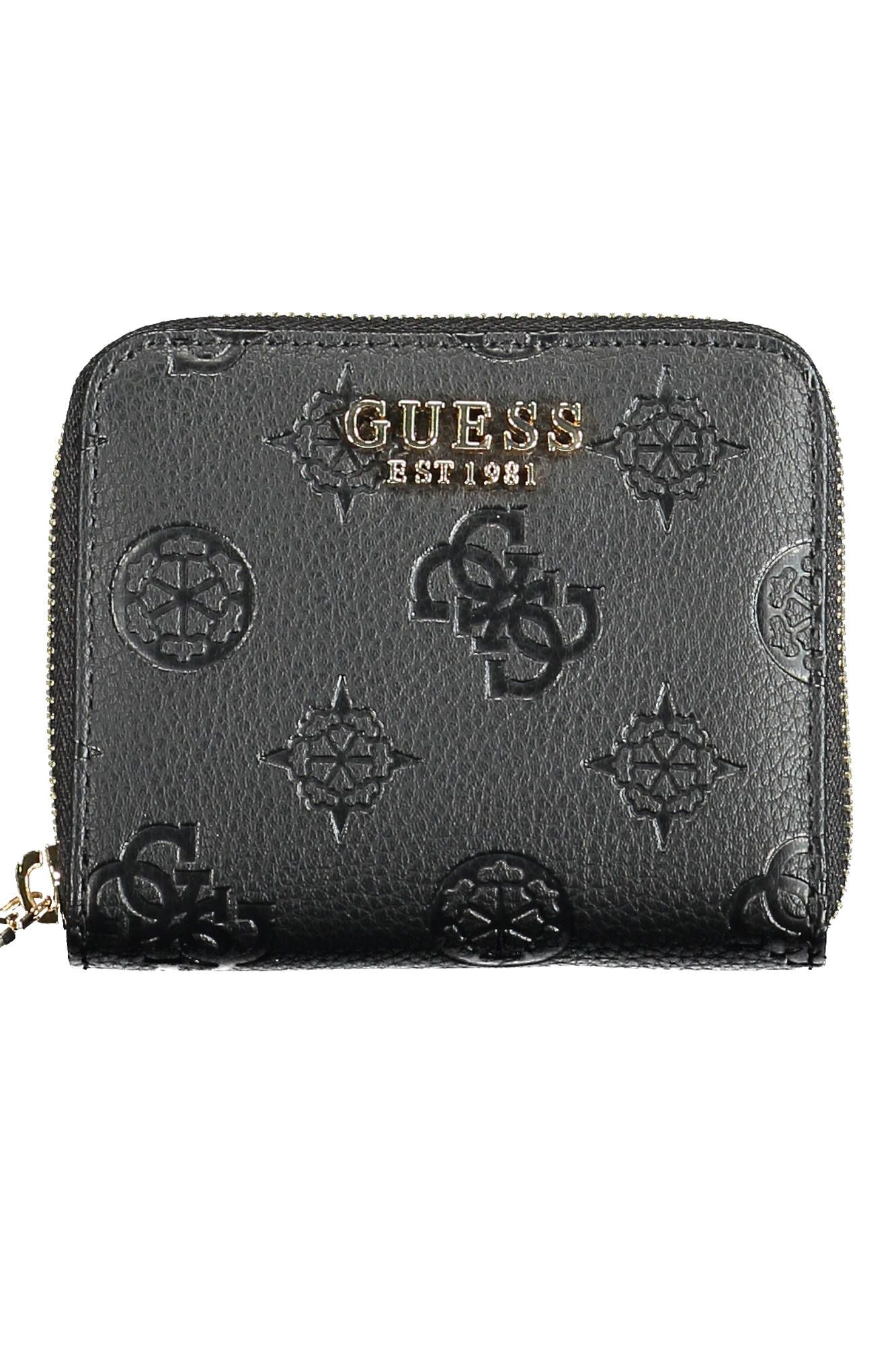 Guess Jeans Black Polyurethane Women Wallet