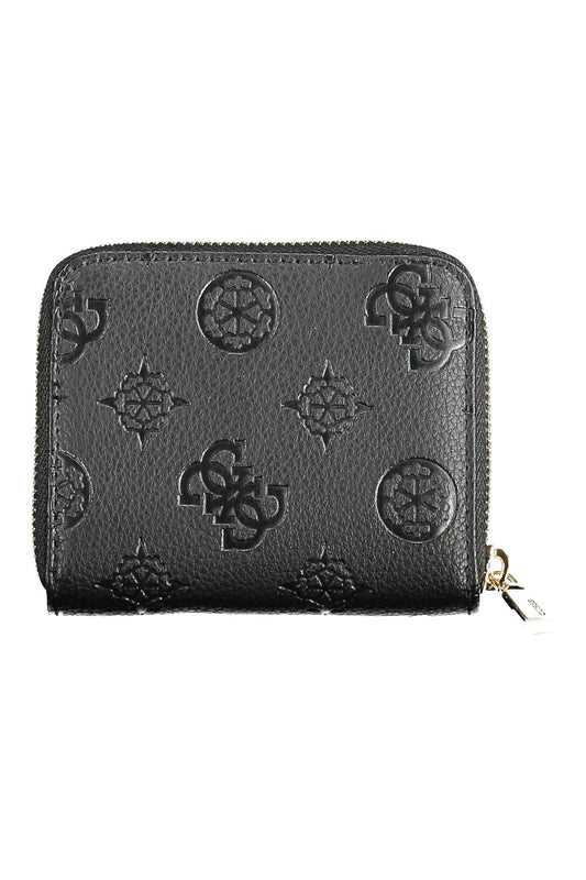 Guess Jeans Black Polyurethane Women Wallet