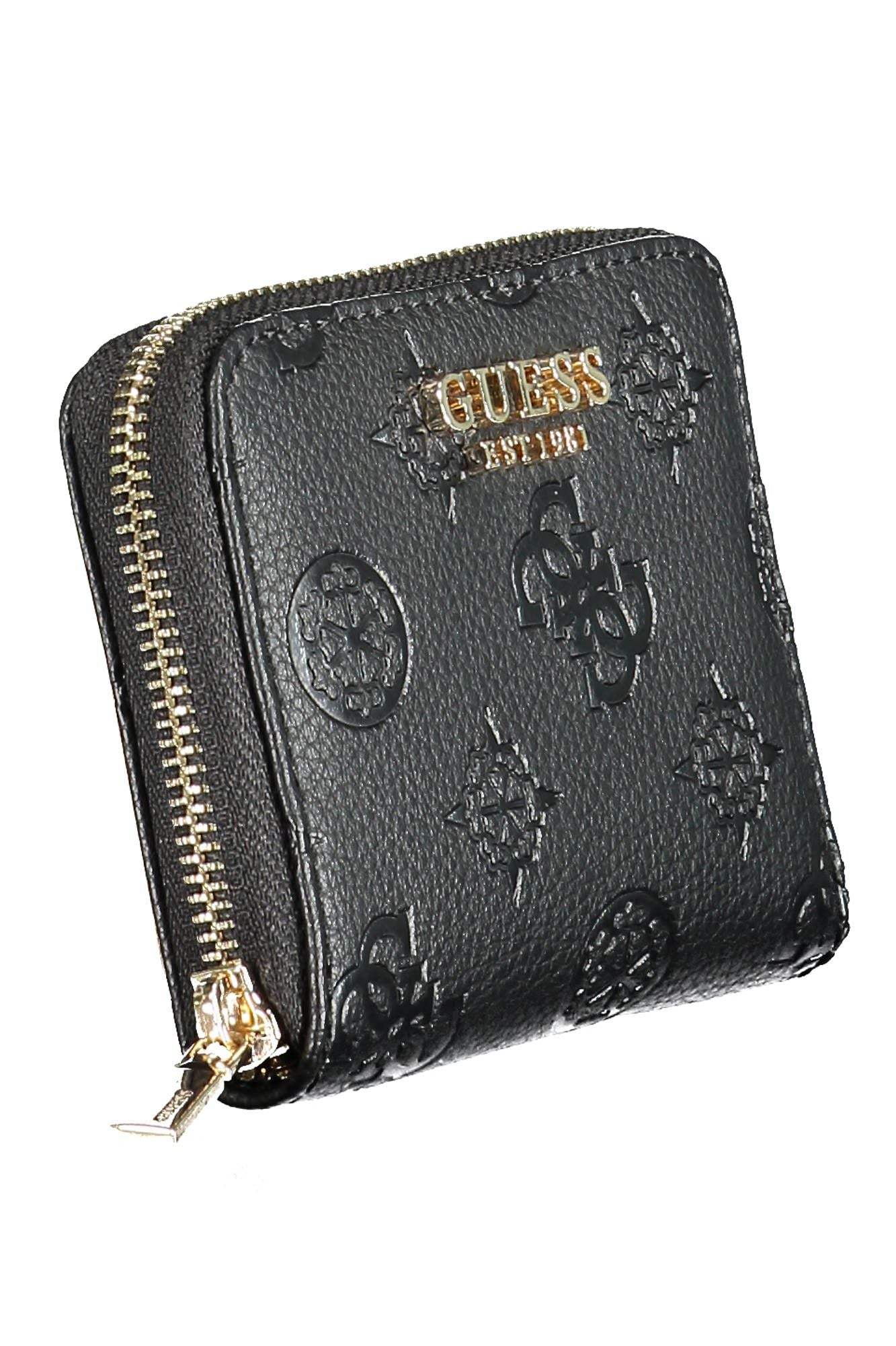 Guess Jeans Black Polyurethane Women Wallet