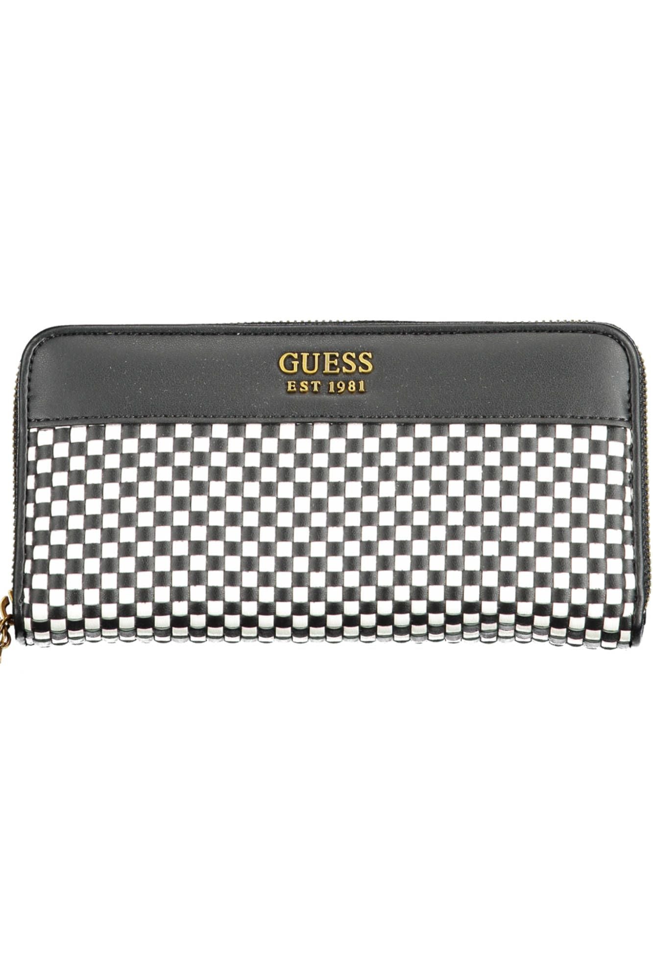 Guess Jeans Black Polyurethane Women Wallet