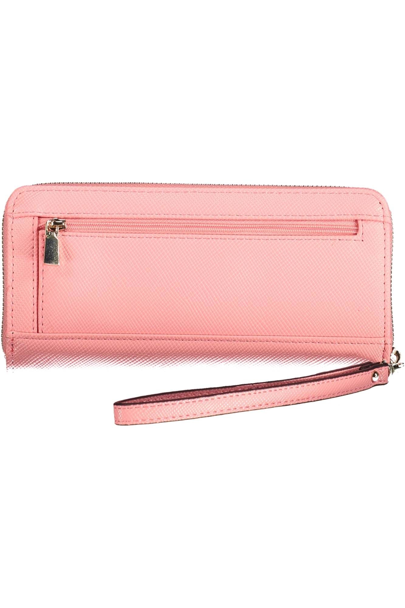 Guess Jeans Pink Polyurethane Women Wallet