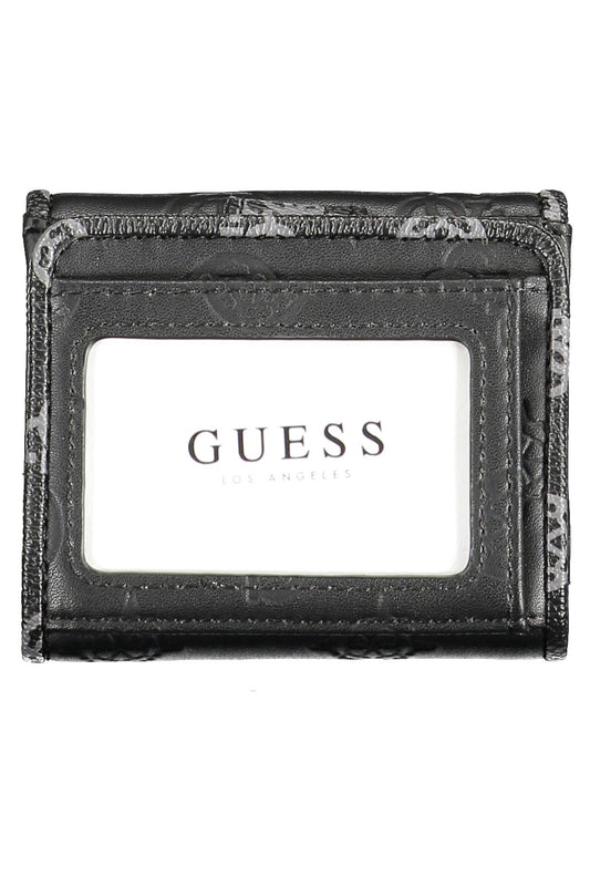 Guess Jeans Black Polyurethane Women Wallet