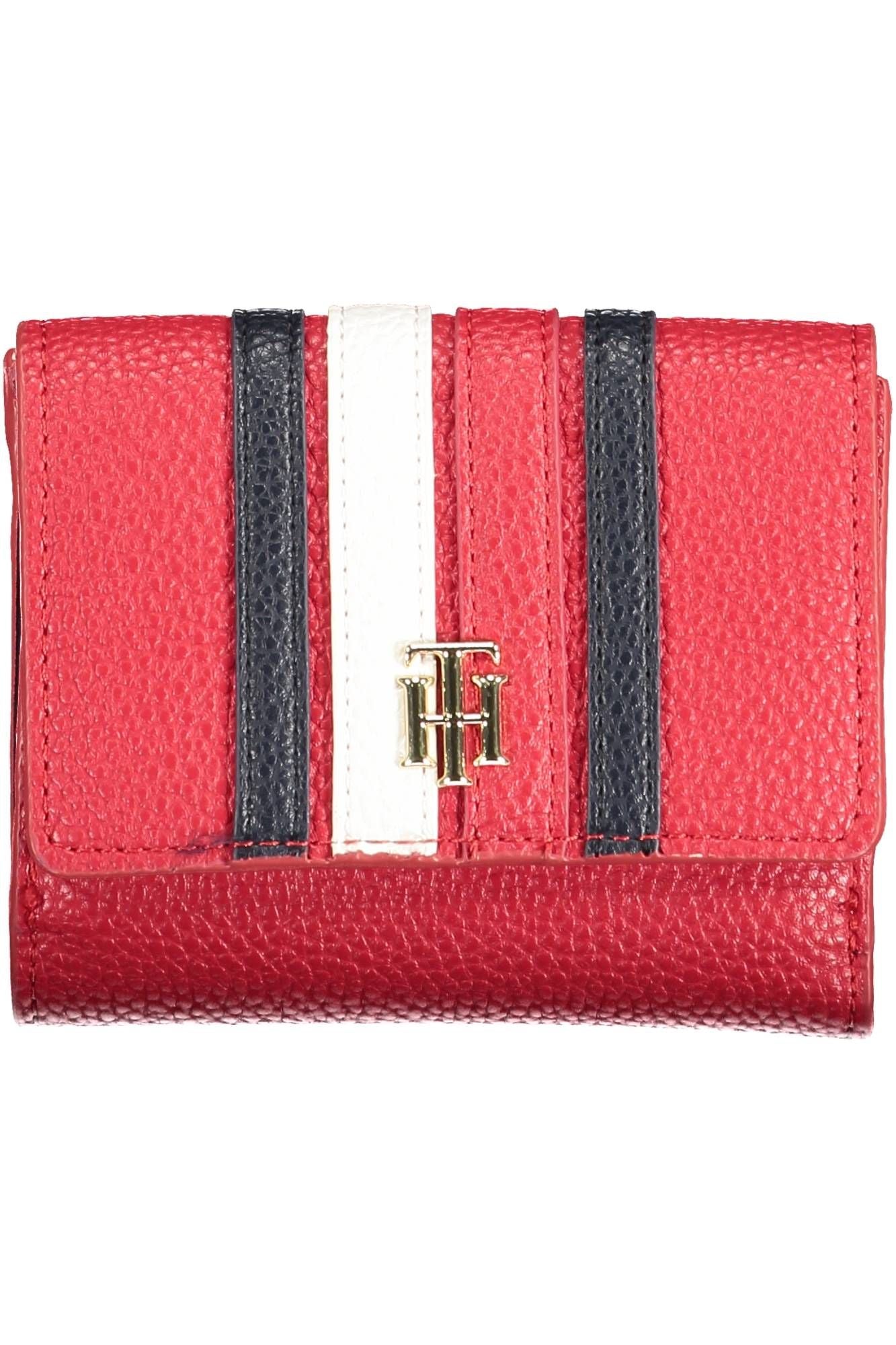 Tommy Hilfiger Red Polyurethane Women Wallet