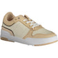 Tommy Hilfiger Beige Leather Women Sneaker