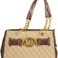 Guess Jeans Brown Polyester Women Handbag