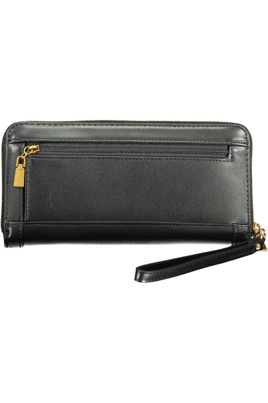 Guess Jeans Black Polyurethane Women Wallet