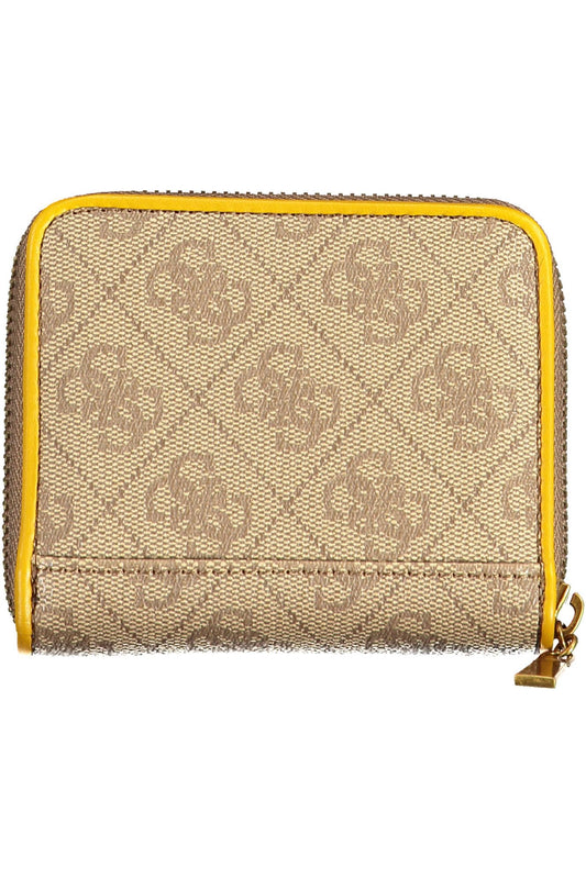 Guess Jeans Yellow Polyurethane Women Wallet