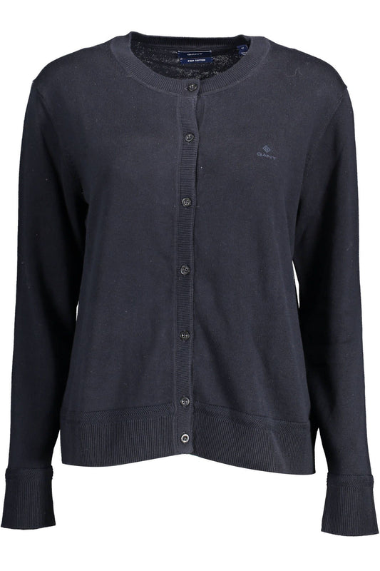 Gant Blue Cotton Women Cardigan