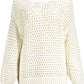 Gant White Cotton Women Sweater