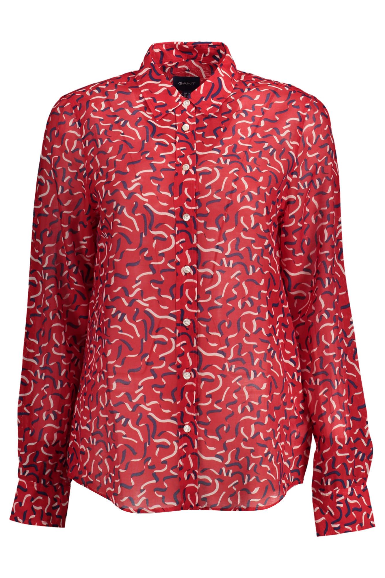 Gant Red Cotton Women Shirt