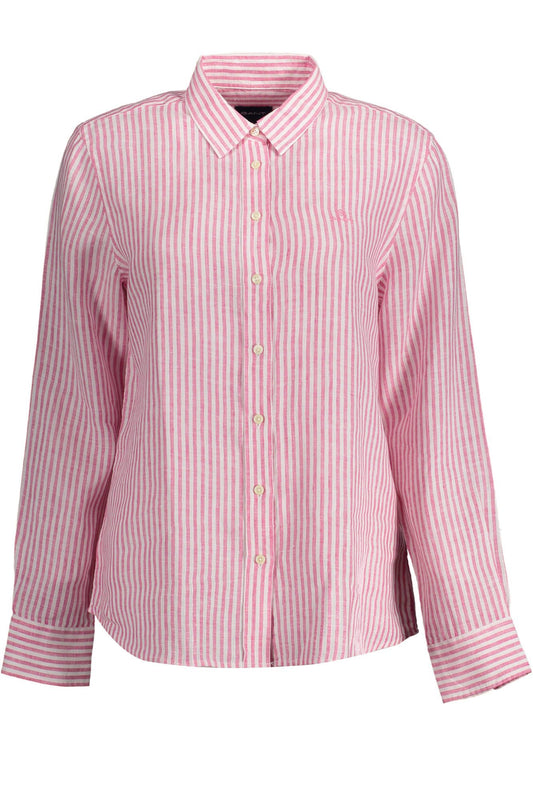 Gant Pink Linen Women Shirt