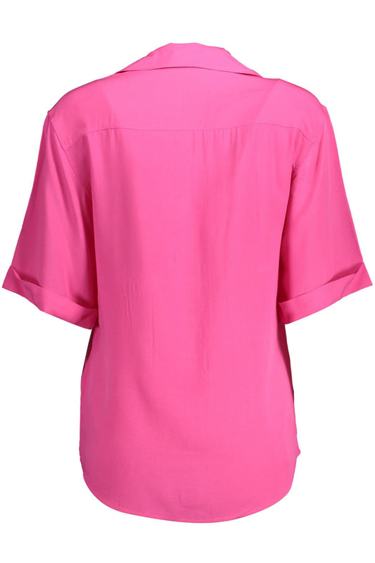 Gant Pink Viscose Women Shirt