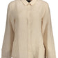 Gant Beige Linen Women Shirt