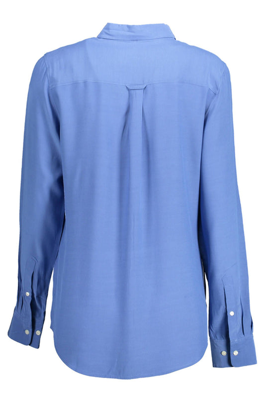 Gant Blue Viscose Women Shirt